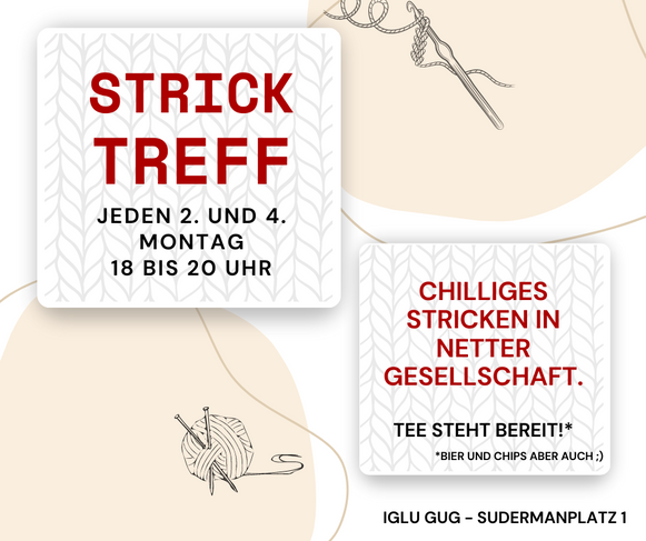 Lockerer Stricktreff für alle Level