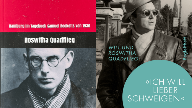Roswitha Quadflieg – Überlegungen und Lesung aus zwei Tagebüchern: 1936 und 1946 – Samuel Beckett und Will Quadflieg