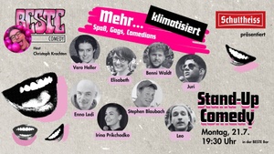 BESTE Comedy klimatisiert! Stand up in der BESTE Bar im Wedding direkt am Leopoldplatz 19:30 Uhr