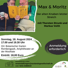 Max & Moritz - Der alten Knaben letzter Streich