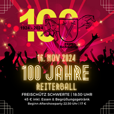 100 Jahre ZRFV Schwerte e.V. - Ball & Aftershowparty