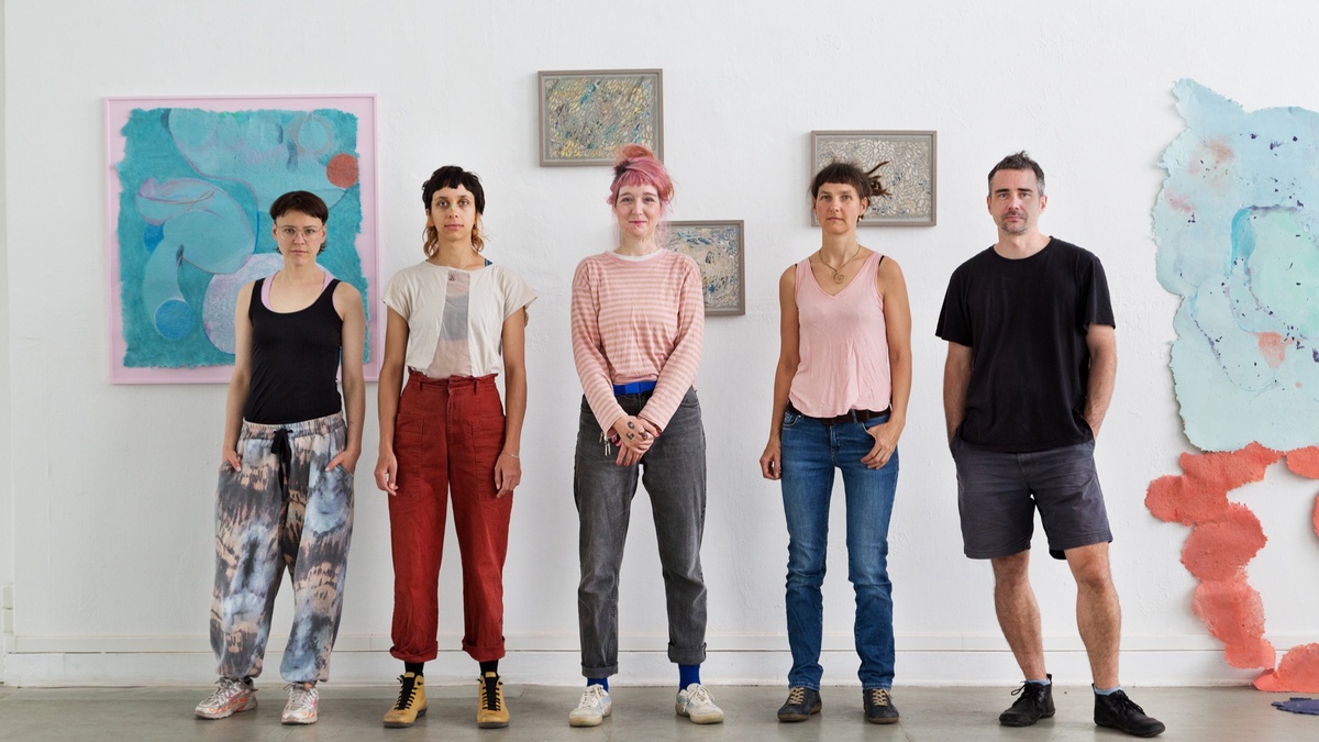 "con.tain #3 findste" – Alan Biehlig, Clara Pötsch, Nele Hendrikje Sandner, Katharina Schreiter, Teresa Szepes