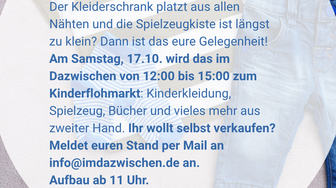 Kinderflohmarkt im Dazwischen