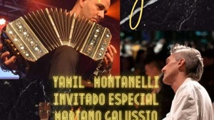 Blues Tango mit Pablo Montanelli und dem Bandoneonist Pablo Yamil und besonderen lokalen Gast: Mariano Galussio (Gitarre und Gesang).