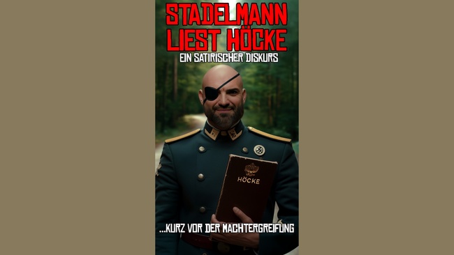 Stadelmann liest Höcke - ein satirischer Diskurs kurz vor der Machtergreifung
