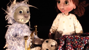 Gute Nacht Ungeheuer, sagt Kathi Braun und ihr Stoffhase Frederick - Kindertheater Pulcinella