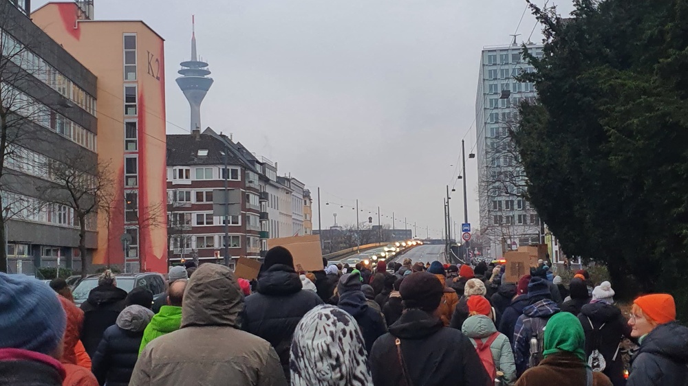 Demo gegen Rechtsextremismus