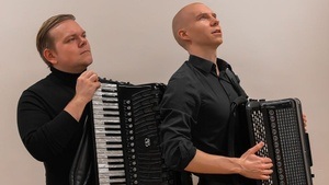 »Akkordeonmusik mit Roman Stolbov & Daniel Grunski« – Salonkonzert