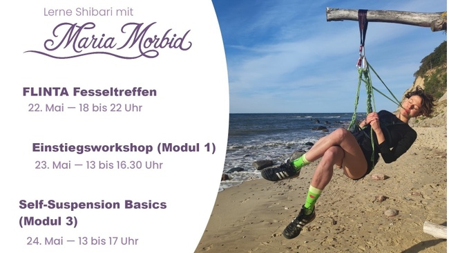 Self-Suspension Basics (Hängebondage) mit Maria Morbid