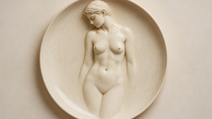 Körperlandschaften - Glasieren eines Reliefs