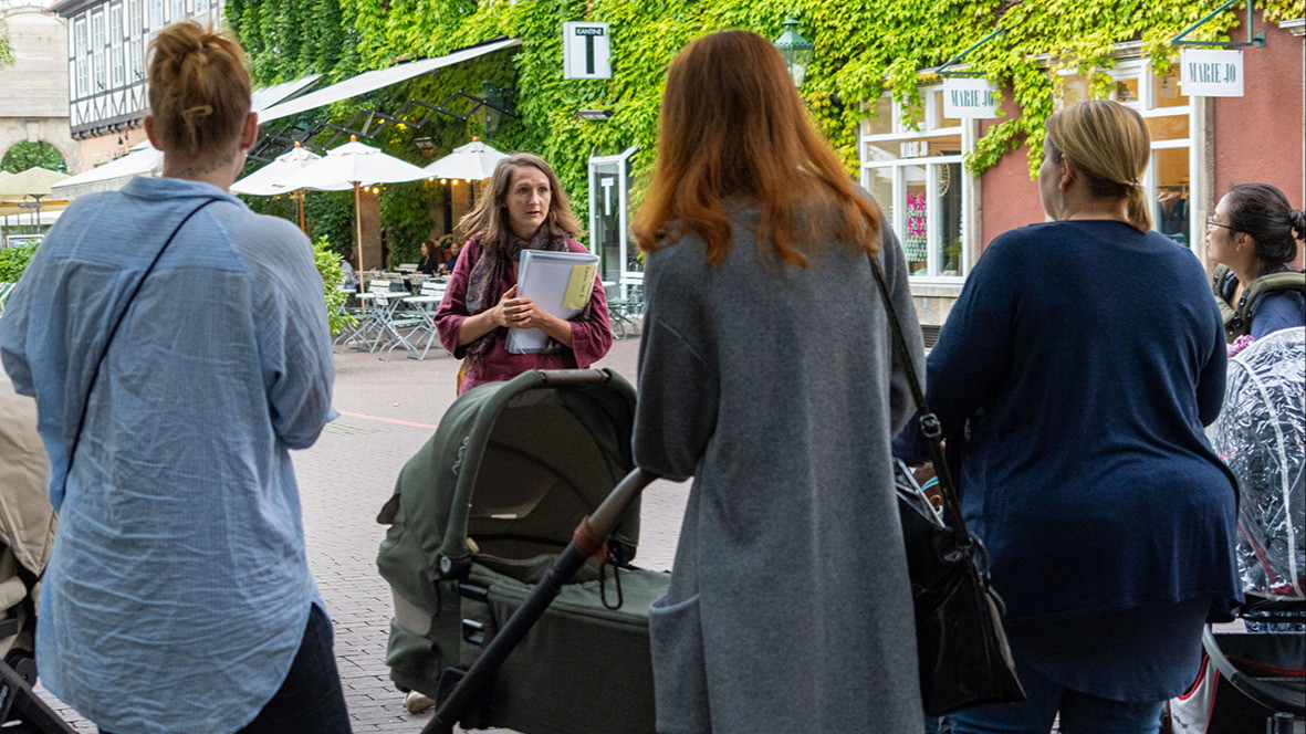 Kinderwagenführung Orte der Demokratiegeschichte