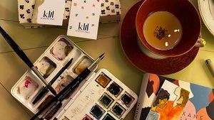 Bestie Bookmark Painting