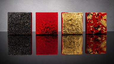 Schwarz,Rot und ganz viel Gold und Glitzer