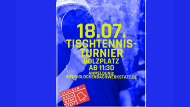 Tischtennis-Turnier auf dem Bolzplatz