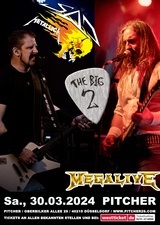„A TRIBUTE TO THE BIG 2“: SAD play METALLICA // Support: MEGALIVE play MEGADETH