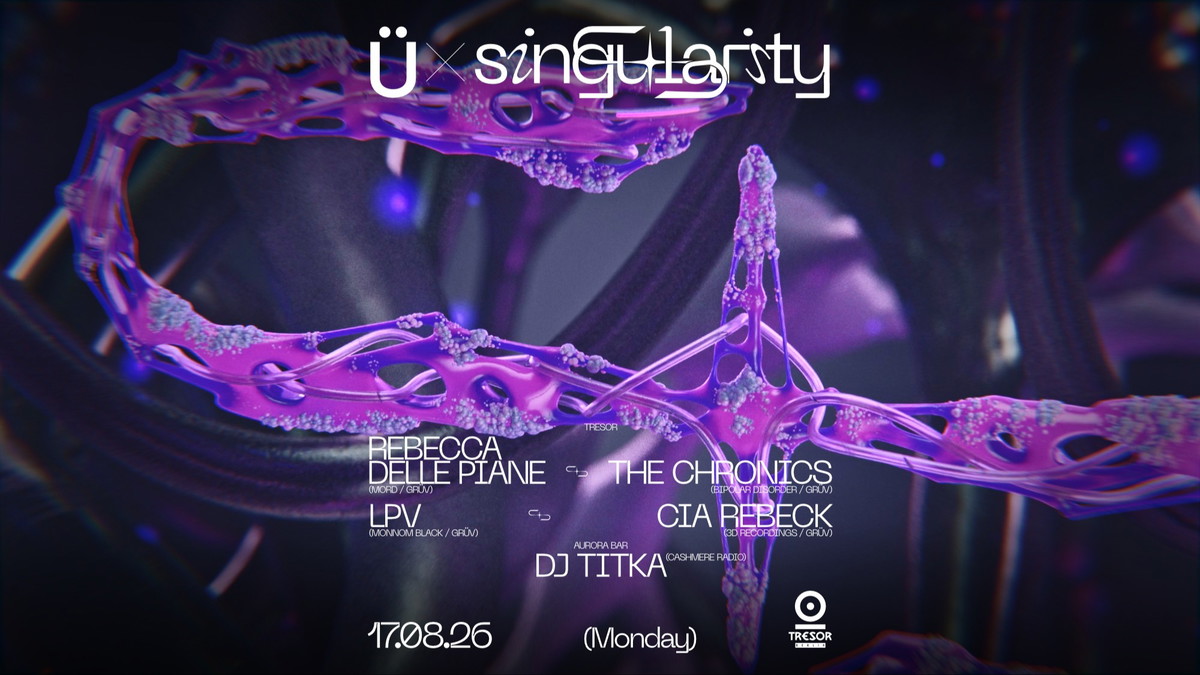 Titelbild der Veranstaltung GRÜV x SINGULARITY