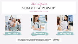 She inspires - Summit und Pop-up Store