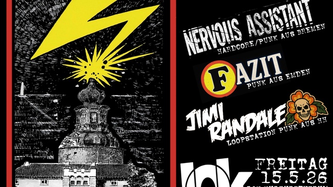 PUNKLOK Preview mit NERVOUS ASSISTENT & FAZIT & JIMI RANDALE