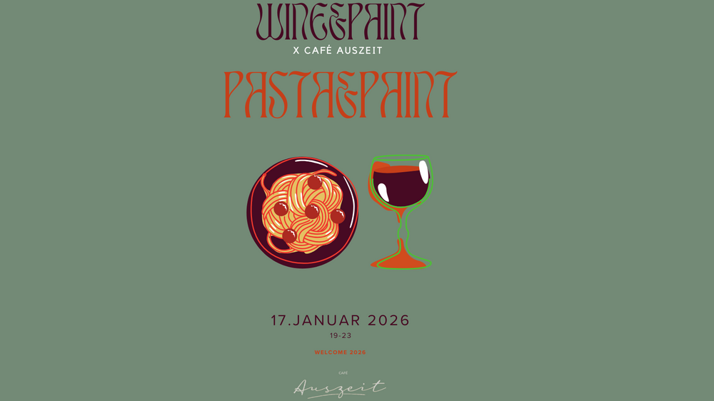 Pasta & Paint im Café “Auszeit” Leipzig – ein Abend voller Kreativität, Genuss & guter Vibes!