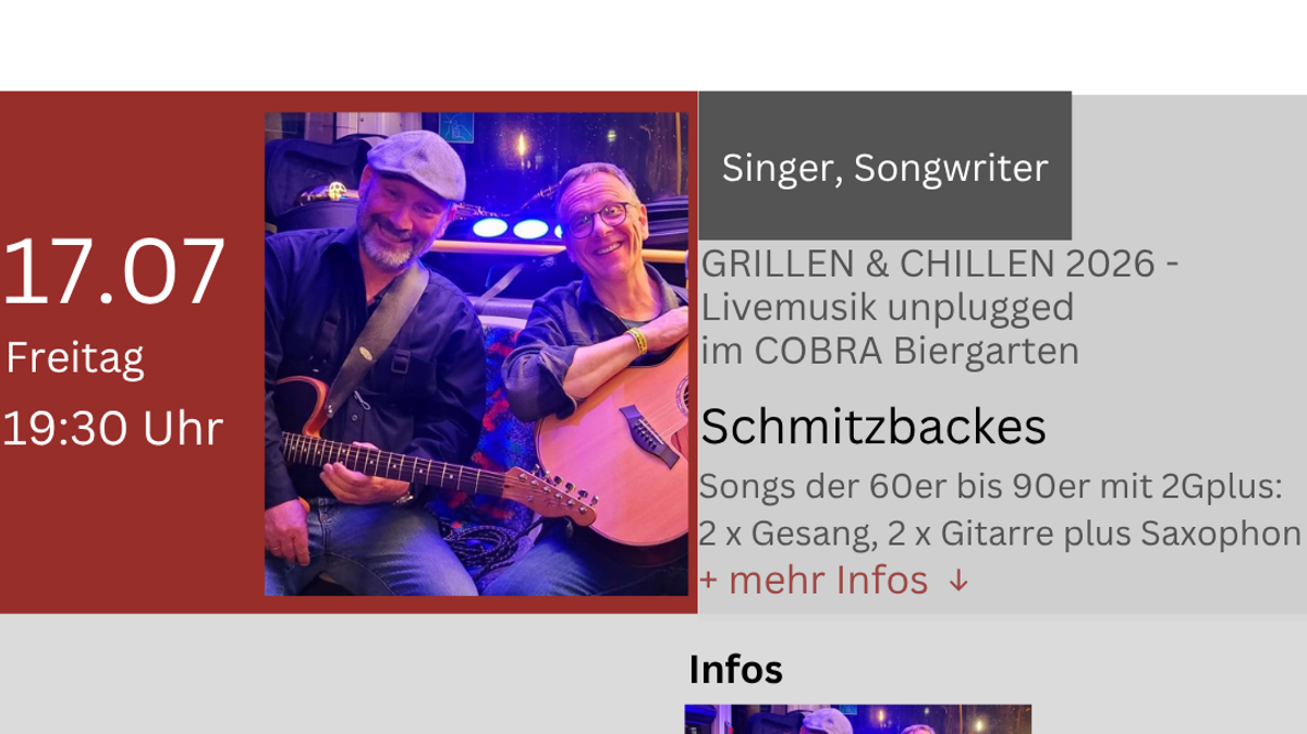 Schmitzbackes - Grillen& Chillen 2026