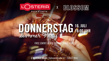L'Osteria x Blossom - Summer Party