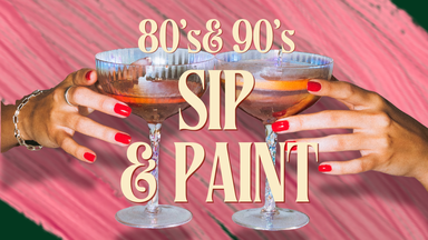80’s & 90’s Sip & Paint Frankfurt im Lula (Tape-Technik)