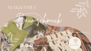 Workshop: Makramee Baumschmuck