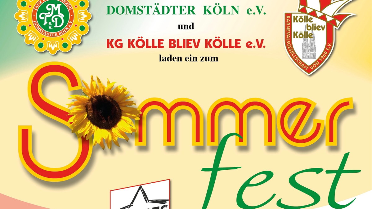 Sommerfest der Domstädter Köln & der KG Kölle bliev Kölle