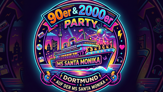 Die große 90er & 2000er Bootsparty auf der MS Santa Monika ft. DJ MalleMike