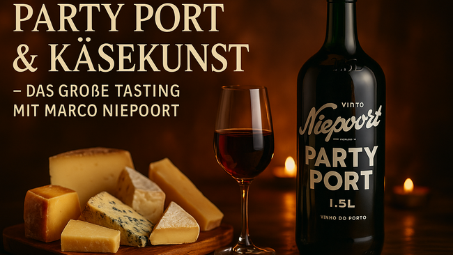 Party Port & Käsekunst – Das große Tasting mit Marco Niepoort