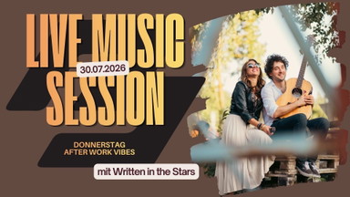 Live Music Session mit Written in the Stars ✨