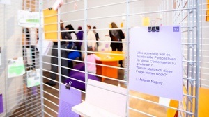 Lesekreis im Rahmen der Ausstellung TAKING SPACE IS A FEMINIST ACT