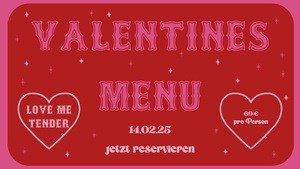 Valentinstags Special Dinner