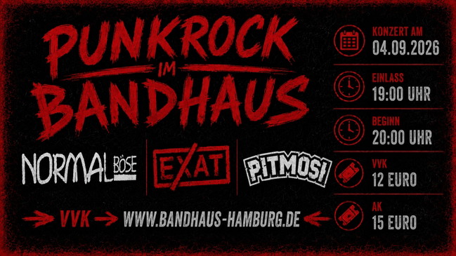 Normalböse, EXAT & Pitmosh live - Punkrockparty