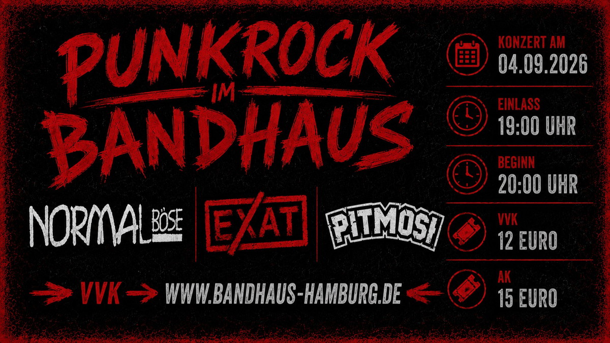 Normalböse, EXAT & Pitmosh live - Punkrockparty