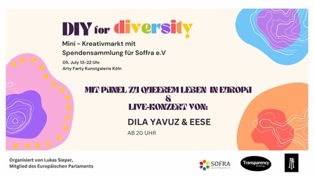 DIY 4 Diversity – Charity-Minimarkt mit Paneltalk & Konzert von Dila Yavuz & EESE
