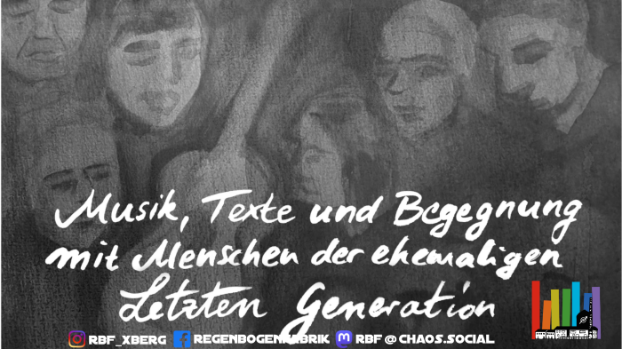 Titelbild der Veranstaltung "Jeden Morgen neu – wofür wir aufstehen" - Soli-Abend im RegenbogenKino