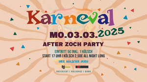 After Zoch Party- Rosenmontag in der N8schicht