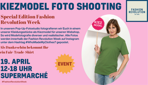 Kiezmodel Foto-Shooting zur Fashion Revolution Week