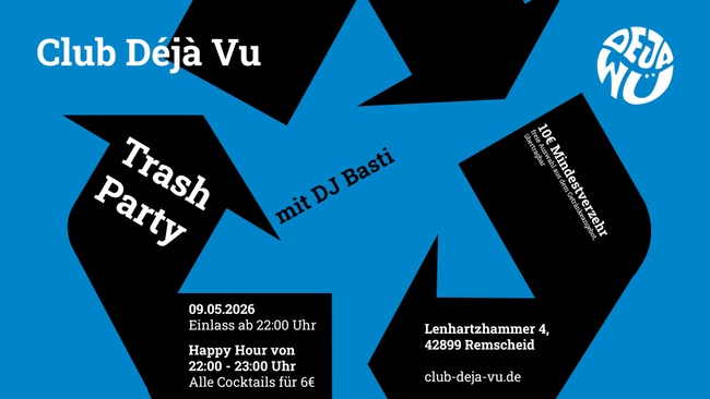 Trash-Party mit DJ Basti