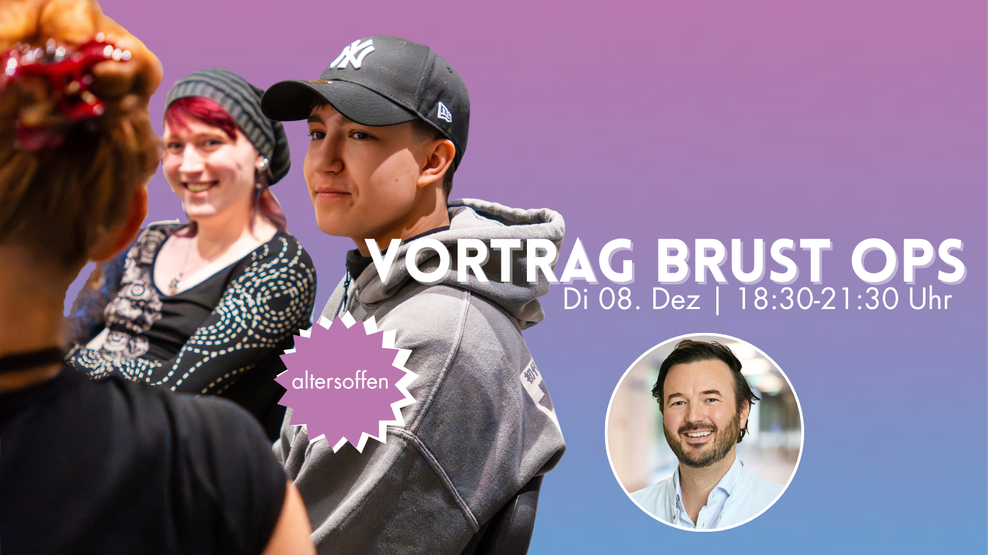 Vortrag zu Brust OPs bei trans Personen