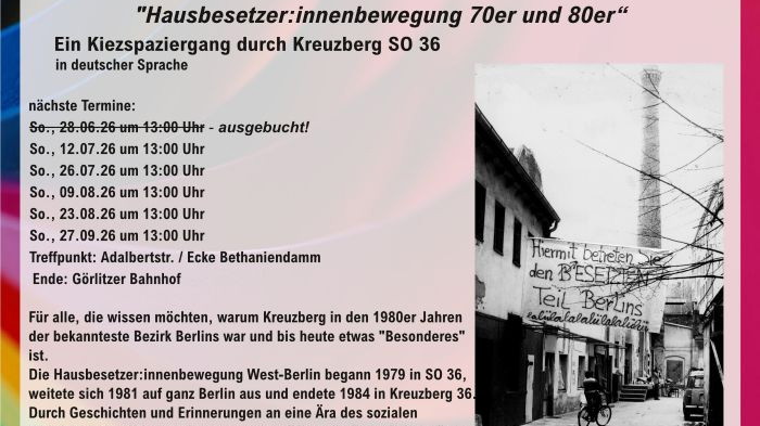 Titelbild der Veranstaltung Kiezspaziergang durch das „widerständige SO36“