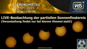 Beobachtung der partiellen Sonnenfinsternis am 29.03.2025