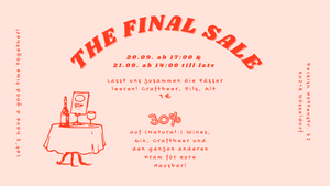 The Final Sale & Drinks