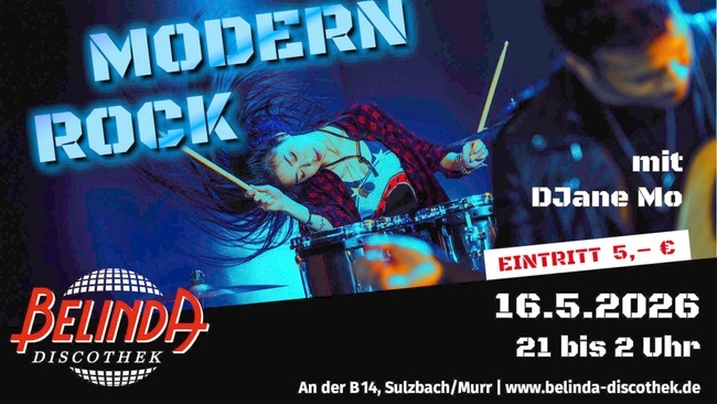 🎸 Modern Rock mit DJn Mo in der legendären Belinda