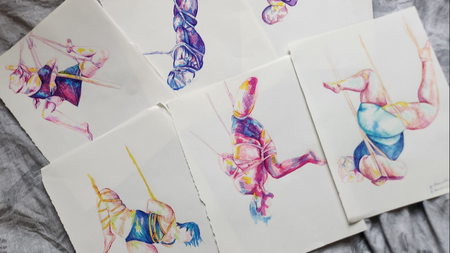 Shibari Life Drawing