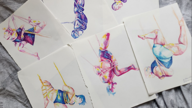 Shibari Life Drawing