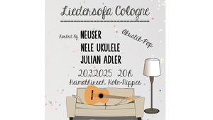 Liedersofa Cologne mit Neuser, Nele Ukulele und Julian Adler