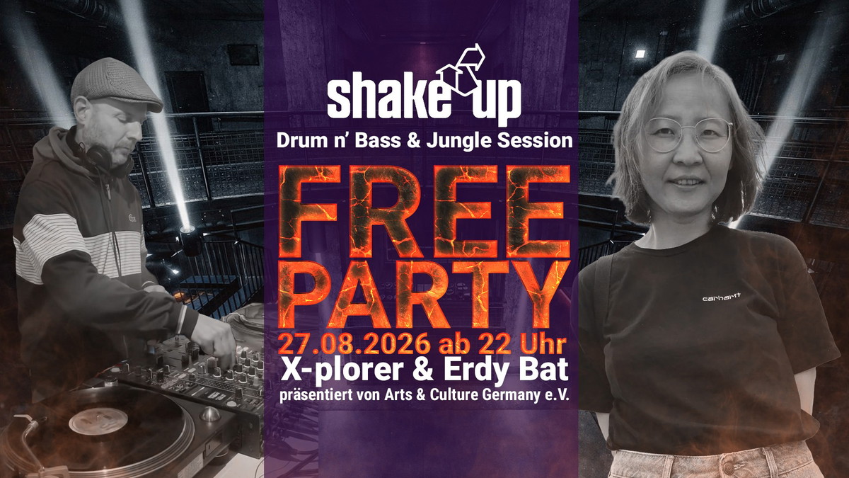 Titelbild der Veranstaltung Shakeup Session - DnB & Jungle - Free Party