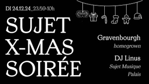 SUJET X-MAS-SOIRÉE